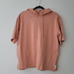 Roots Peach Pullover Hoodie L